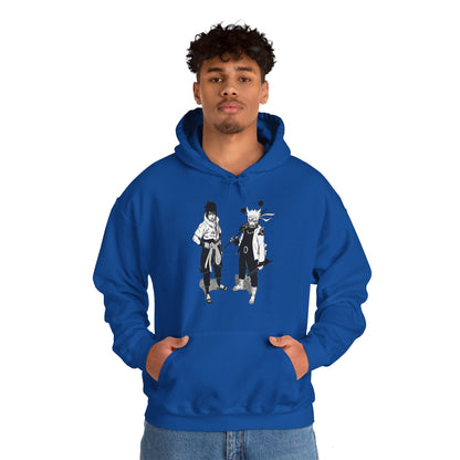 Unisex Heavy Blend™ Hoodie - "Naruto & Sasuke Manga 2" from Naruto Shippuden