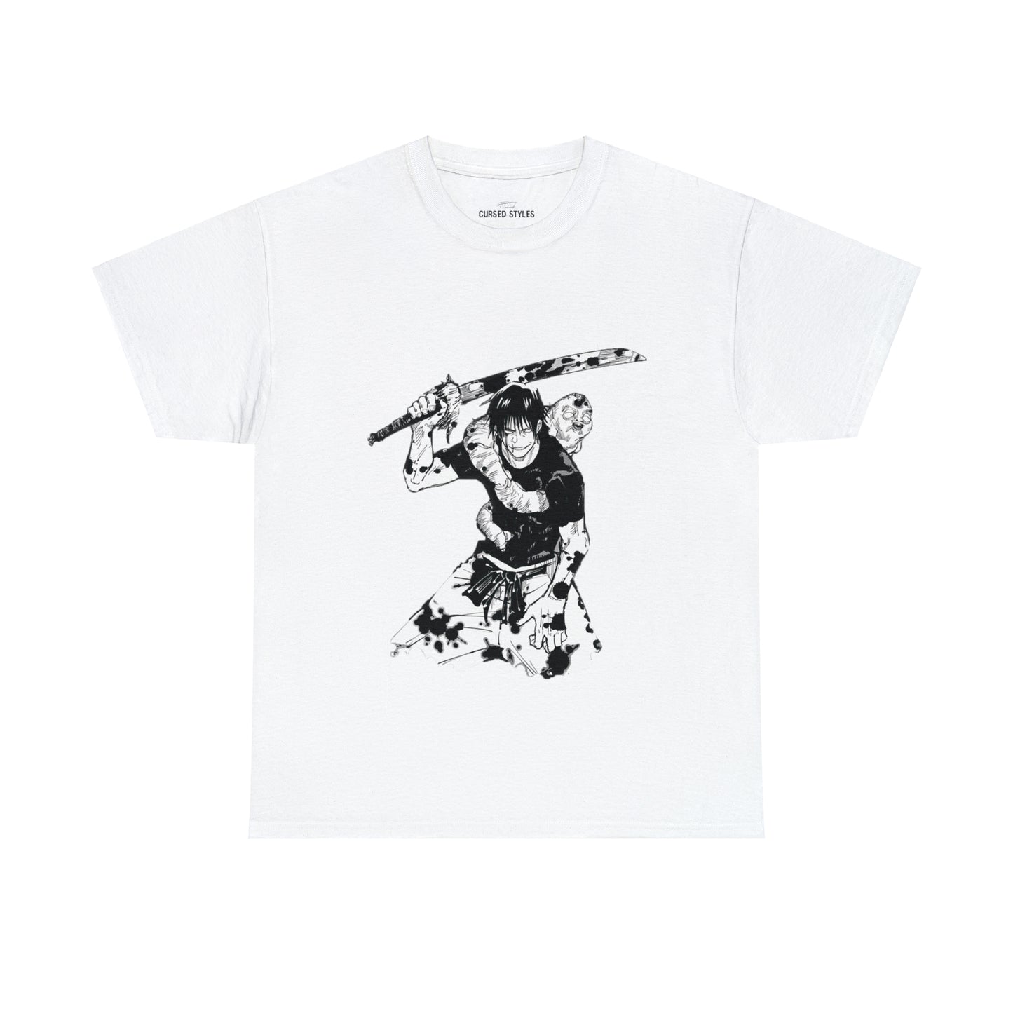 Unisex Heavy Cotton T-shirt - "Toji Fushiguro" From Jujutsu Kaisen