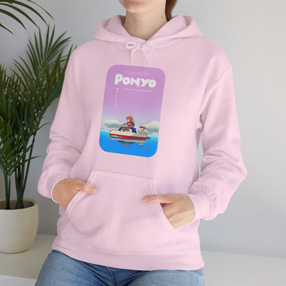 Unisex Heavy Blend™ Hoodie - "Ponyo Movie Poster" from Studio Ghibli