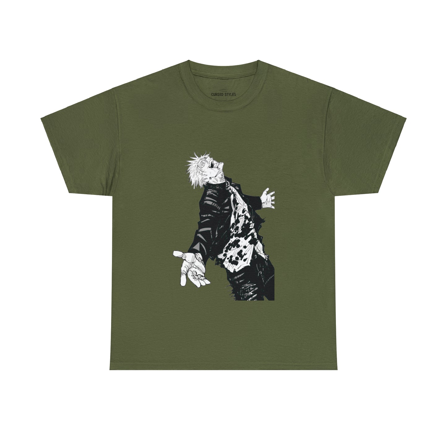 Camiseta unisex de algodón pesado "Satoru Gojo" de Jujutsu Kaisen 