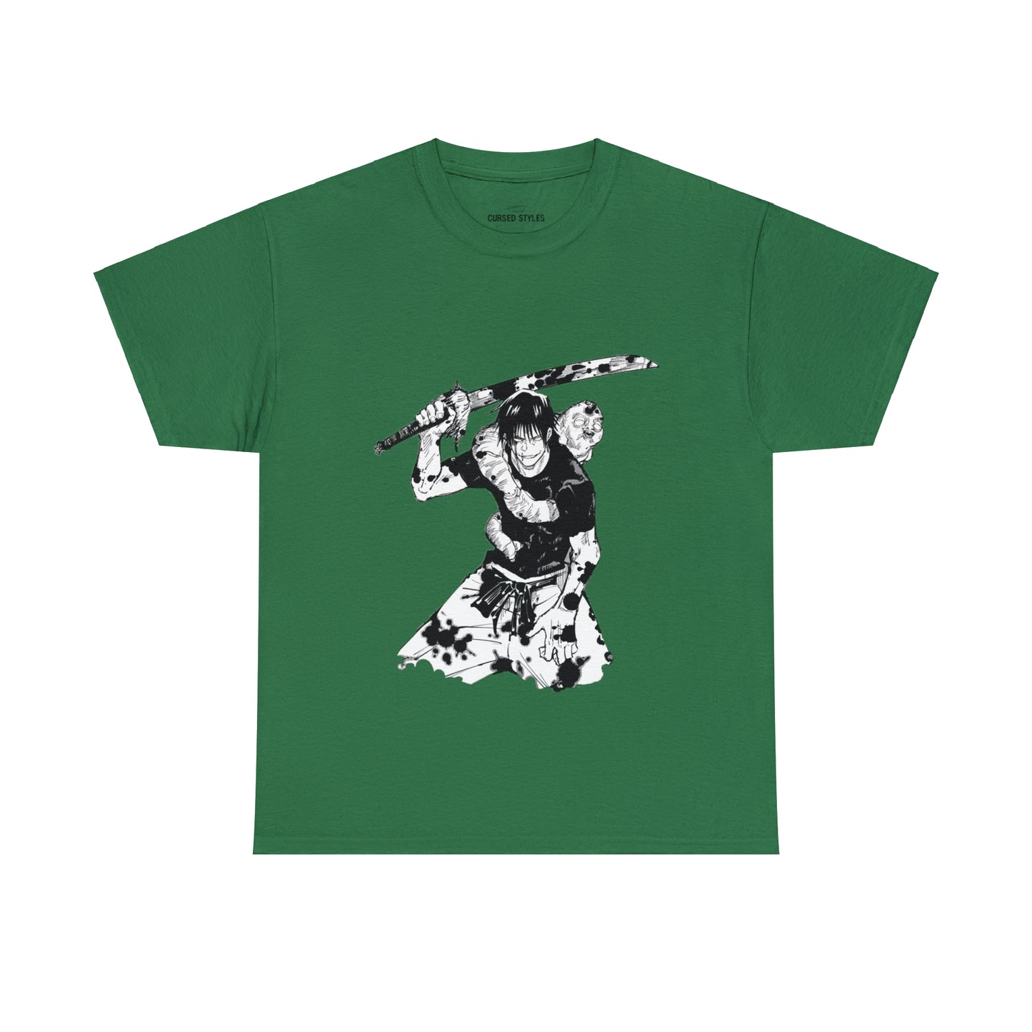 Unisex Heavy Cotton T-shirt - "Toji Fushiguro" From Jujutsu Kaisen