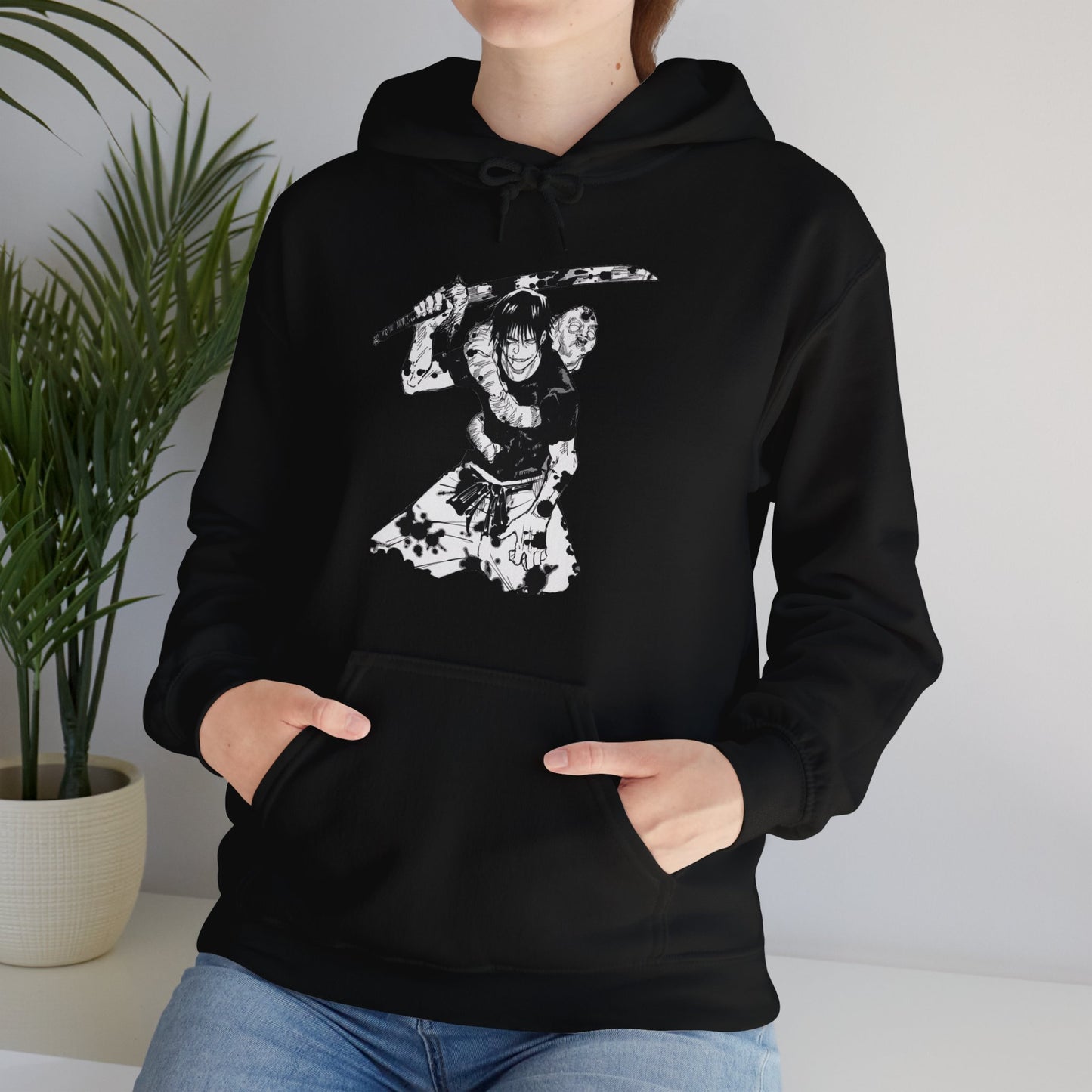 Unisex Heavy Blend™ Hoodie "Toji Fushiguro" From Jujutsu Kaisen