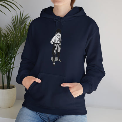 Unisex Heavy Blend™ Hoodie - "Sasuke Final Battle Manga" from Naruto Shippuden