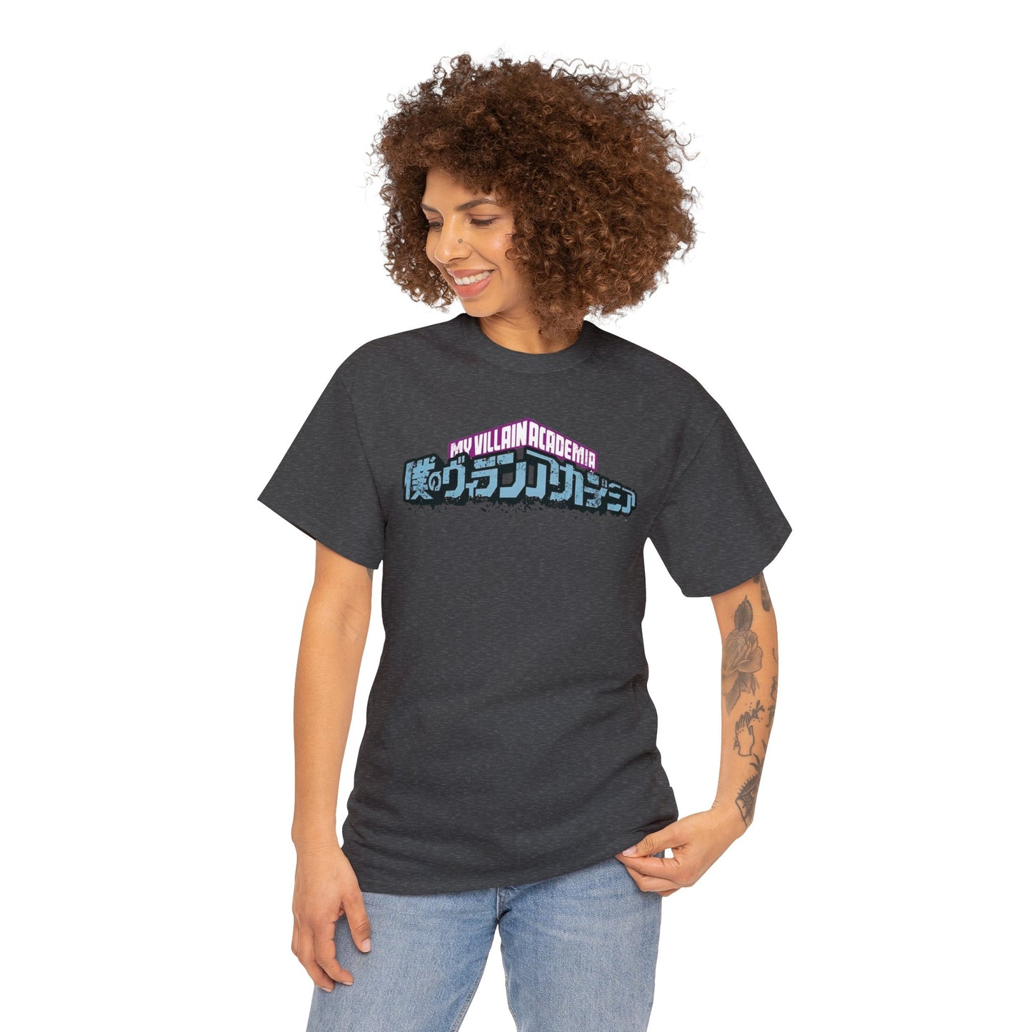 Unisex Heavy Cotton T-shirt - "Dabi Manga" from My Hero Academia