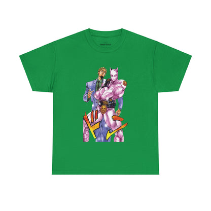 Unisex Heavy Cotton T-shirt - "Killer Queen Manga" from JoJo´s Bizarre Adventure