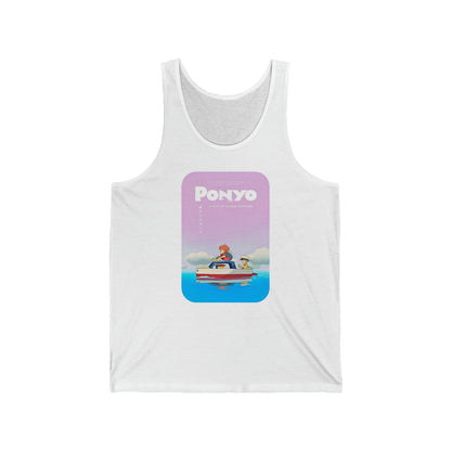 Unisex Tank Top - "Ponyo Movie Poster" from Studio Ghibli