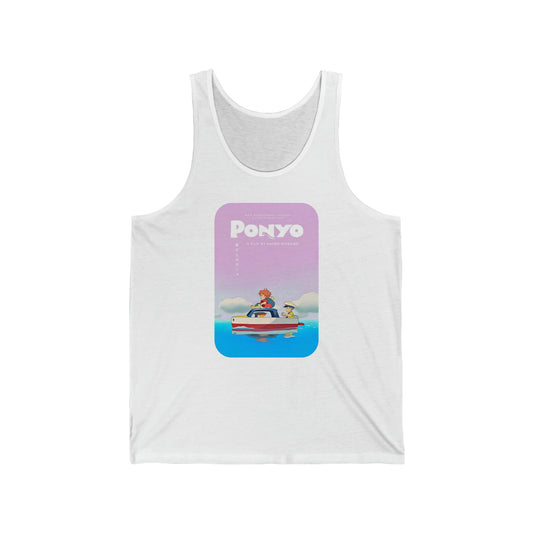 Unisex Tank Top - "Ponyo Movie Poster" from Studio Ghibli