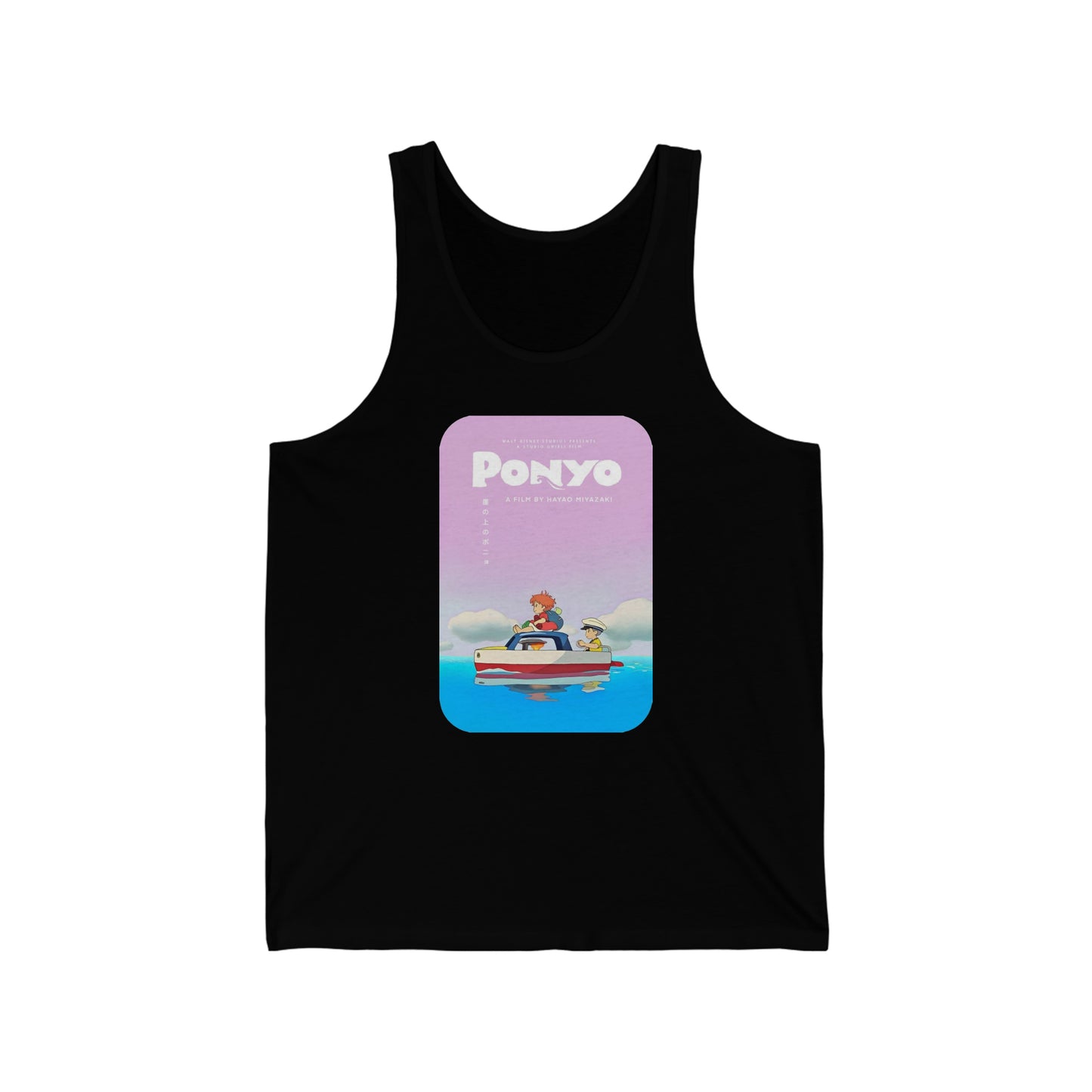 Unisex Tank Top - "Ponyo Movie Poster" from Studio Ghibli