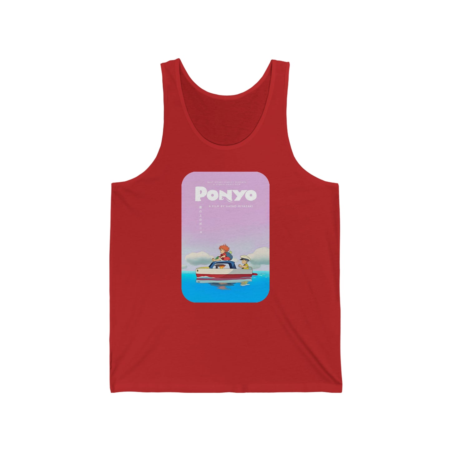 Unisex Tank Top - "Ponyo Movie Poster" from Studio Ghibli