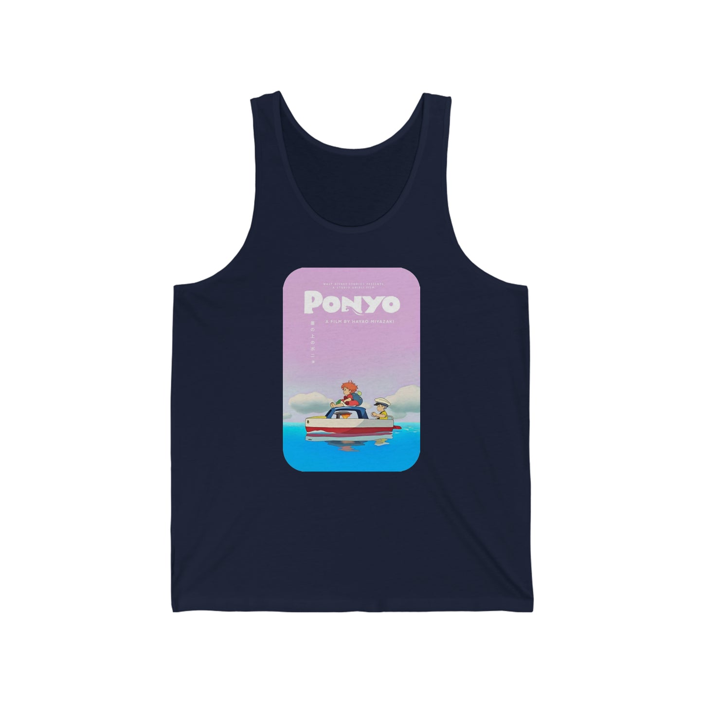 Unisex Tank Top - "Ponyo Movie Poster" from Studio Ghibli