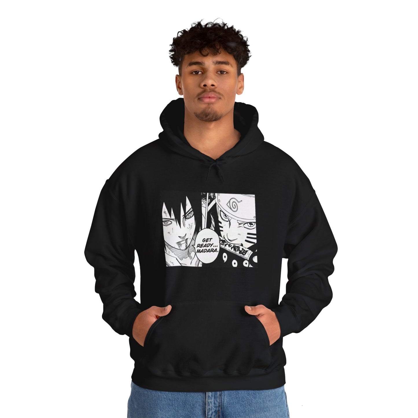 Unisex Heavy Blend™ Hoodie - "Naruto & Sasuke Manga" from Naruto Shippuden