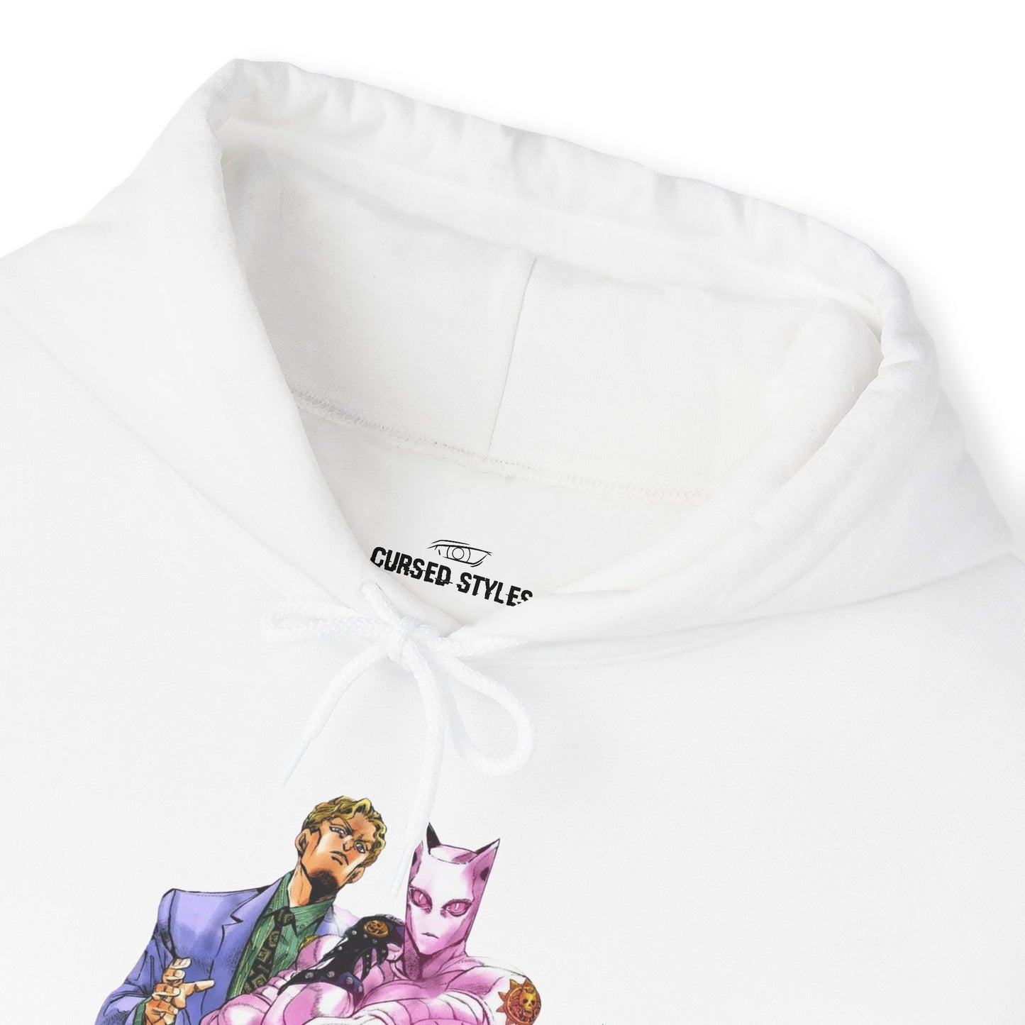 Unisex Heavy Blend™ Hoodie - "Killer Queen Manga" from JoJo´s Bizarre Adventure