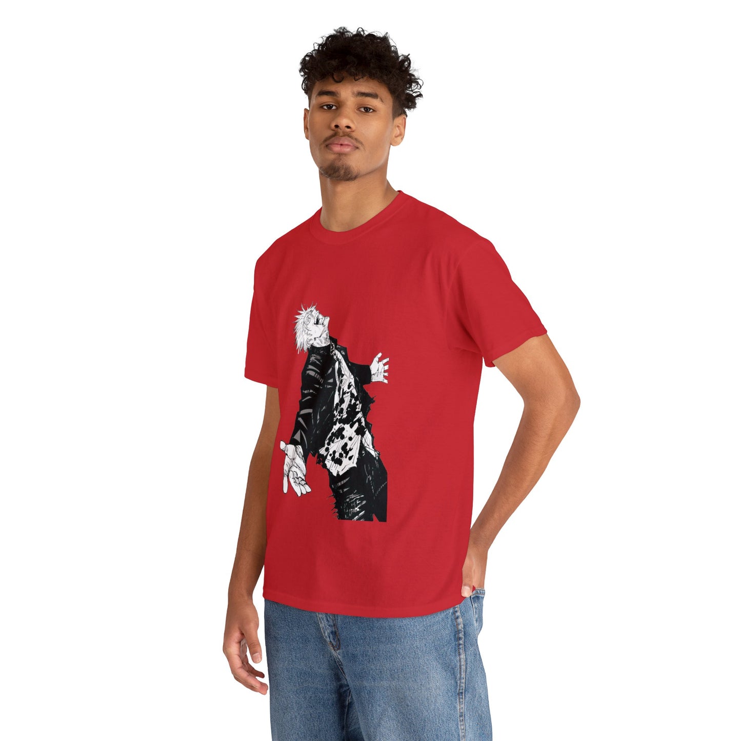 Unisex Heavy Cotton T-shirt "Satoru Gojo" From Jujutsu Kaisen