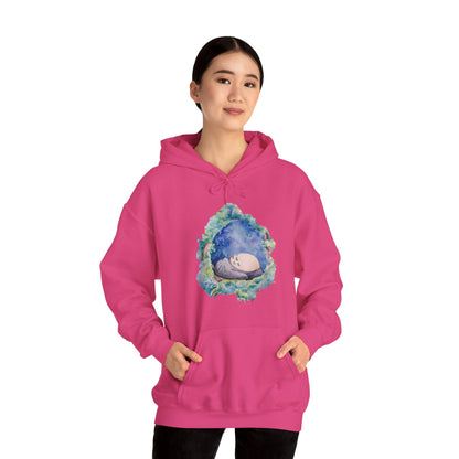 Unisex Heavy Blend™ Hoodie - "Totoro Sleeping" from Studio Ghibli