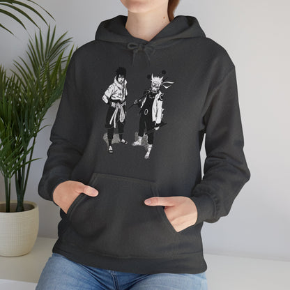 Unisex Heavy Blend™ Hoodie - "Naruto & Sasuke Manga 2" from Naruto Shippuden