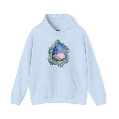 Unisex Heavy Blend™ Hoodie - "Totoro Sleeping" from Studio Ghibli