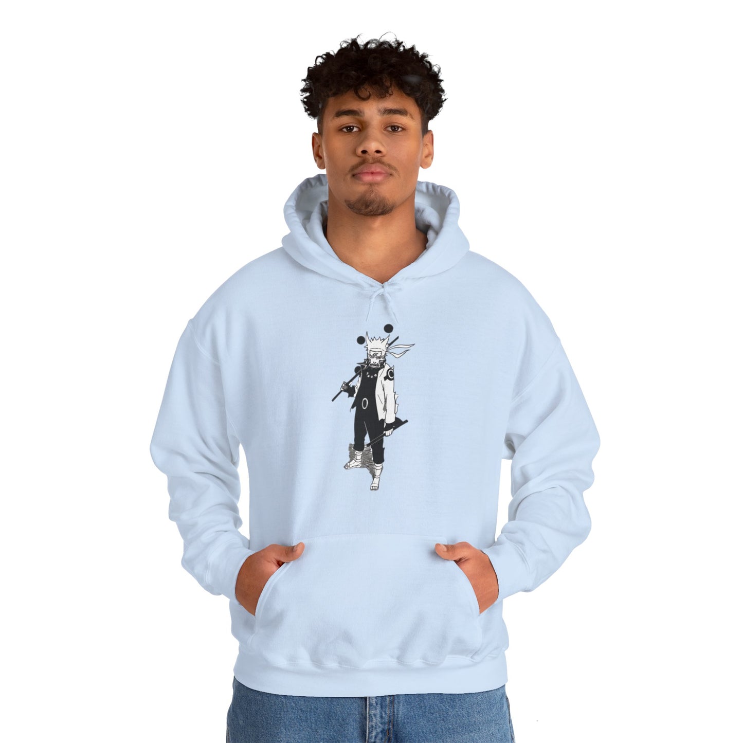 Unisex Heavy Blend™ Hoodie - "Naruto Six Path Manga" from Naruto Shippuden