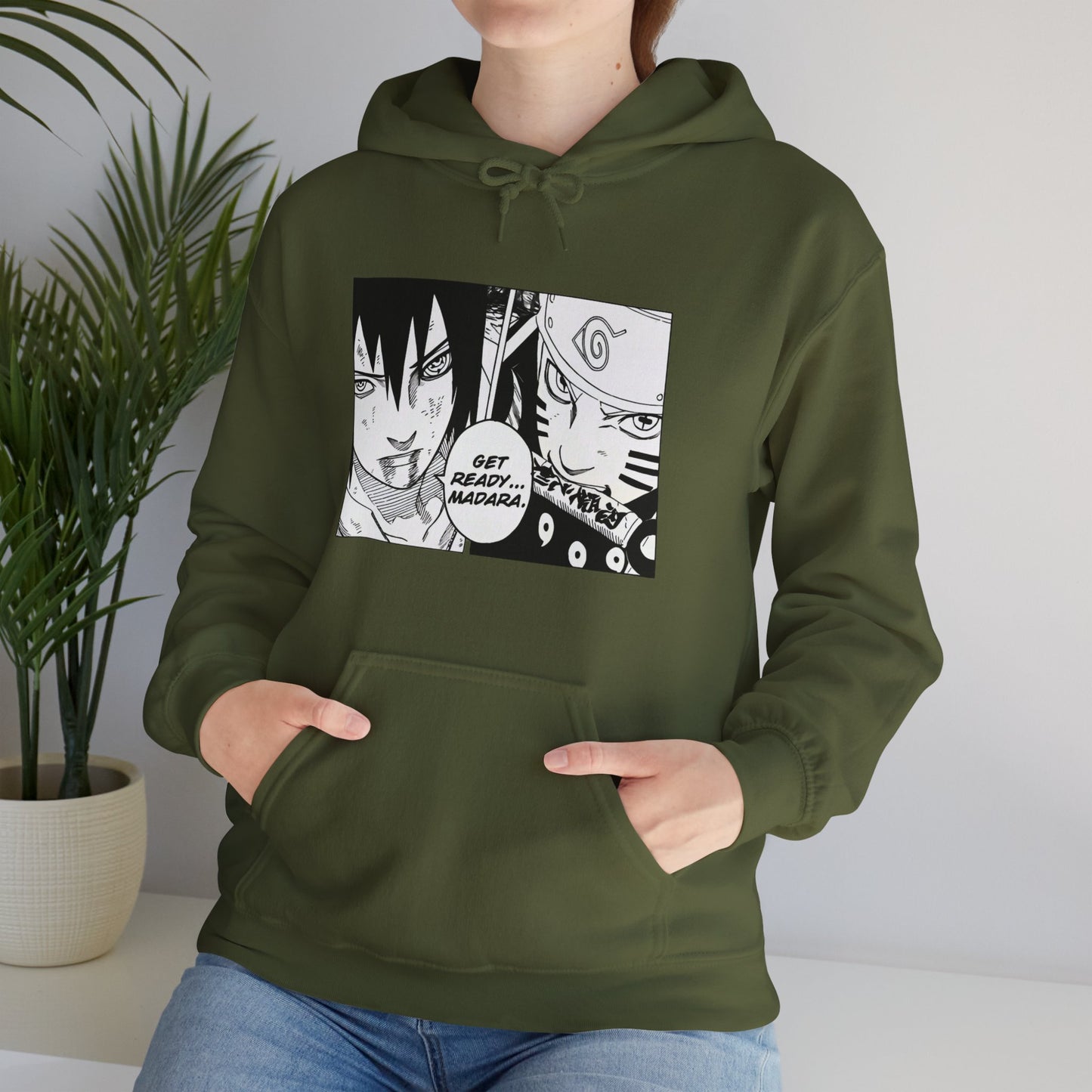 Unisex Heavy Blend™ Hoodie - "Naruto & Sasuke Manga" from Naruto Shippuden