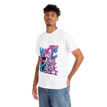 Unisex Heavy Cotton T-shirt - "Crazy Diamond Manga" from JoJo´s Bizarre Adventure