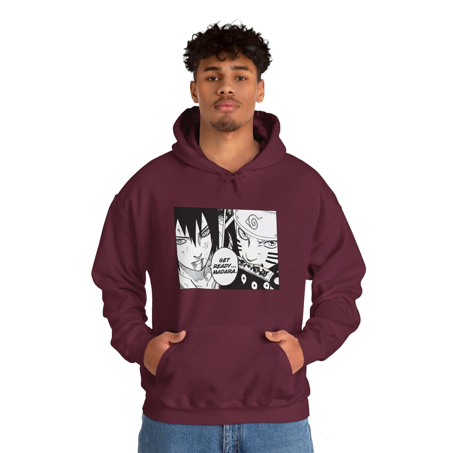 Unisex Heavy Blend™ Hoodie - "Naruto & Sasuke Manga" from Naruto Shippuden