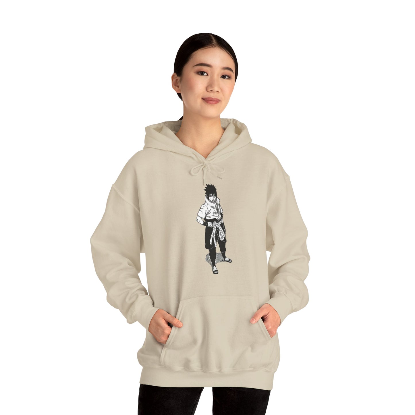 Unisex Heavy Blend™ Hoodie - "Sasuke Final Battle Manga" from Naruto Shippuden