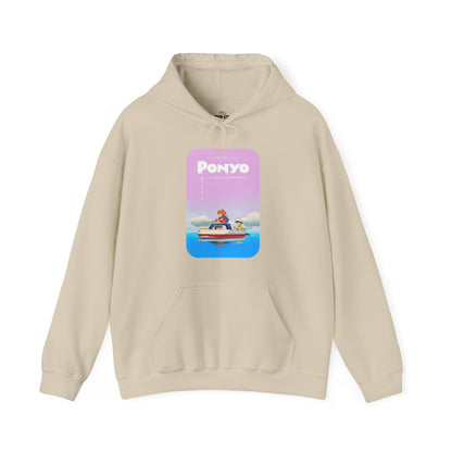 Unisex Heavy Blend™ Hoodie - "Ponyo Movie Poster" from Studio Ghibli