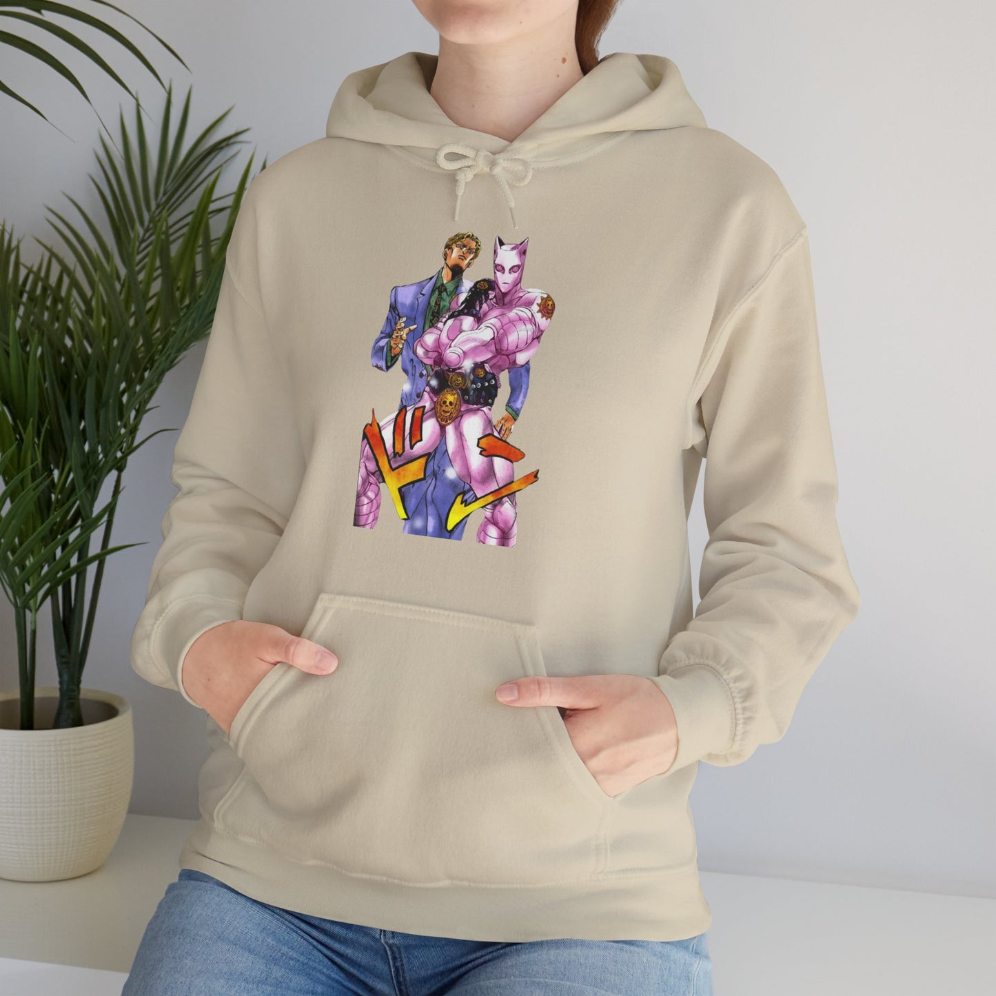 Unisex Heavy Blend™ Hoodie - "Killer Queen Manga" from JoJo´s Bizarre Adventure