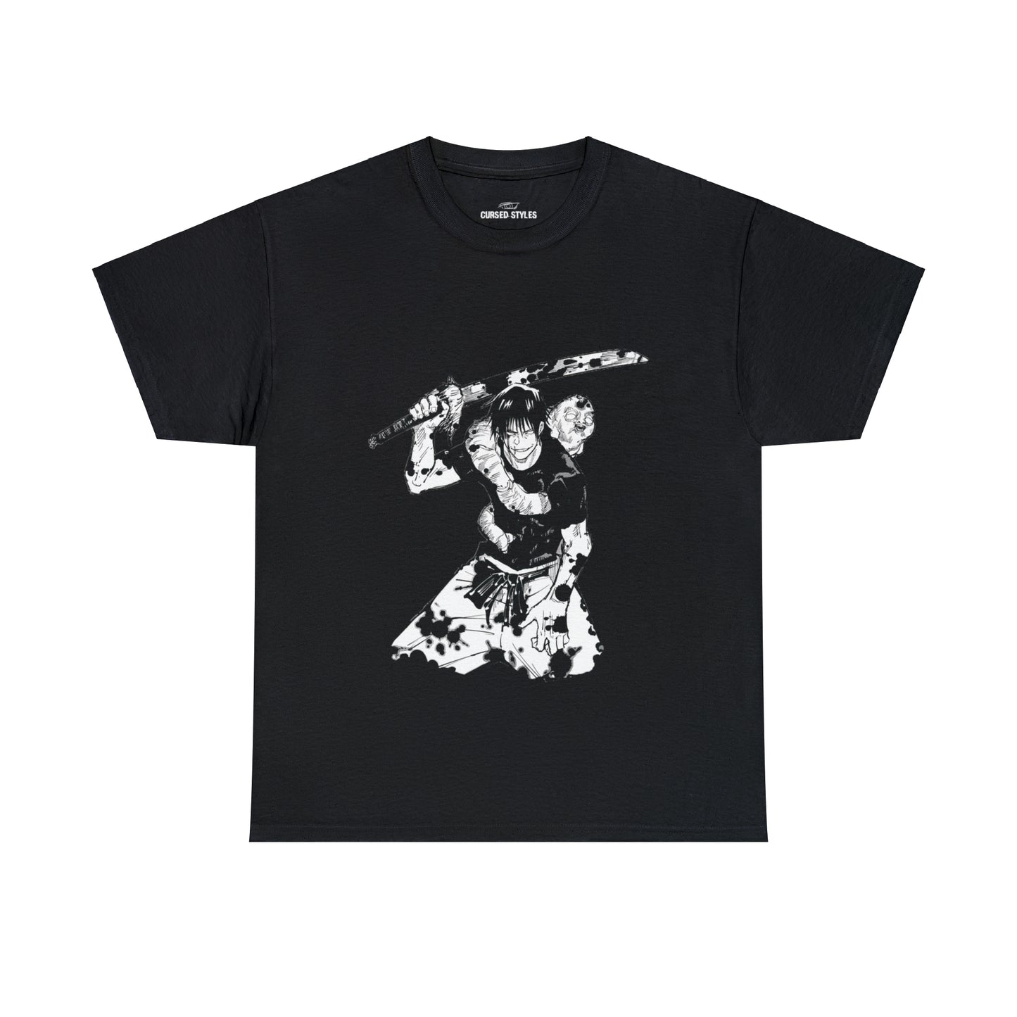 Unisex Heavy Cotton T-shirt - "Toji Fushiguro" From Jujutsu Kaisen