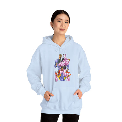 Unisex Heavy Blend™ Hoodie - "Killer Queen Manga" from JoJo´s Bizarre Adventure