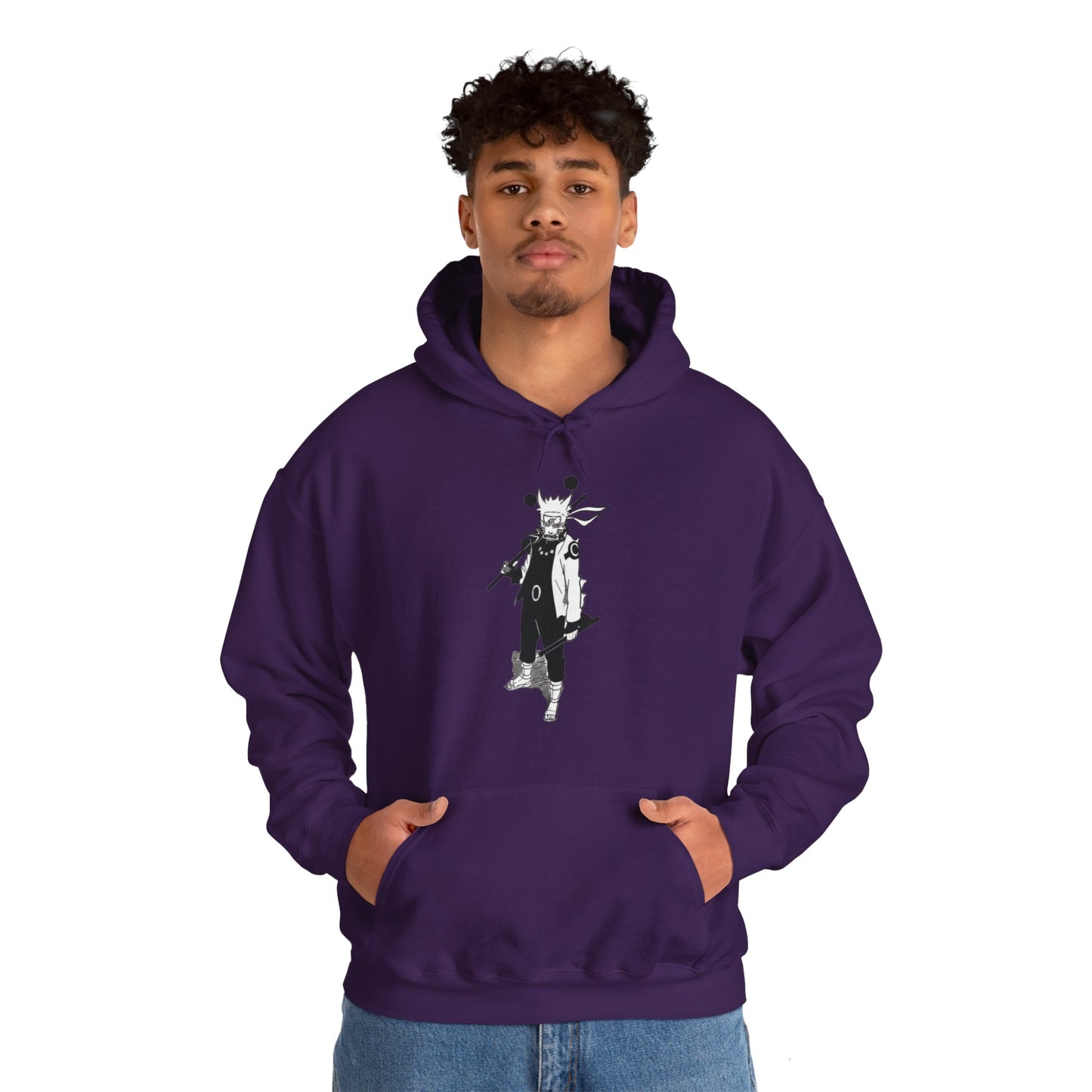 Unisex Heavy Blend™ Hoodie - "Naruto Six Path Manga" from Naruto Shippuden