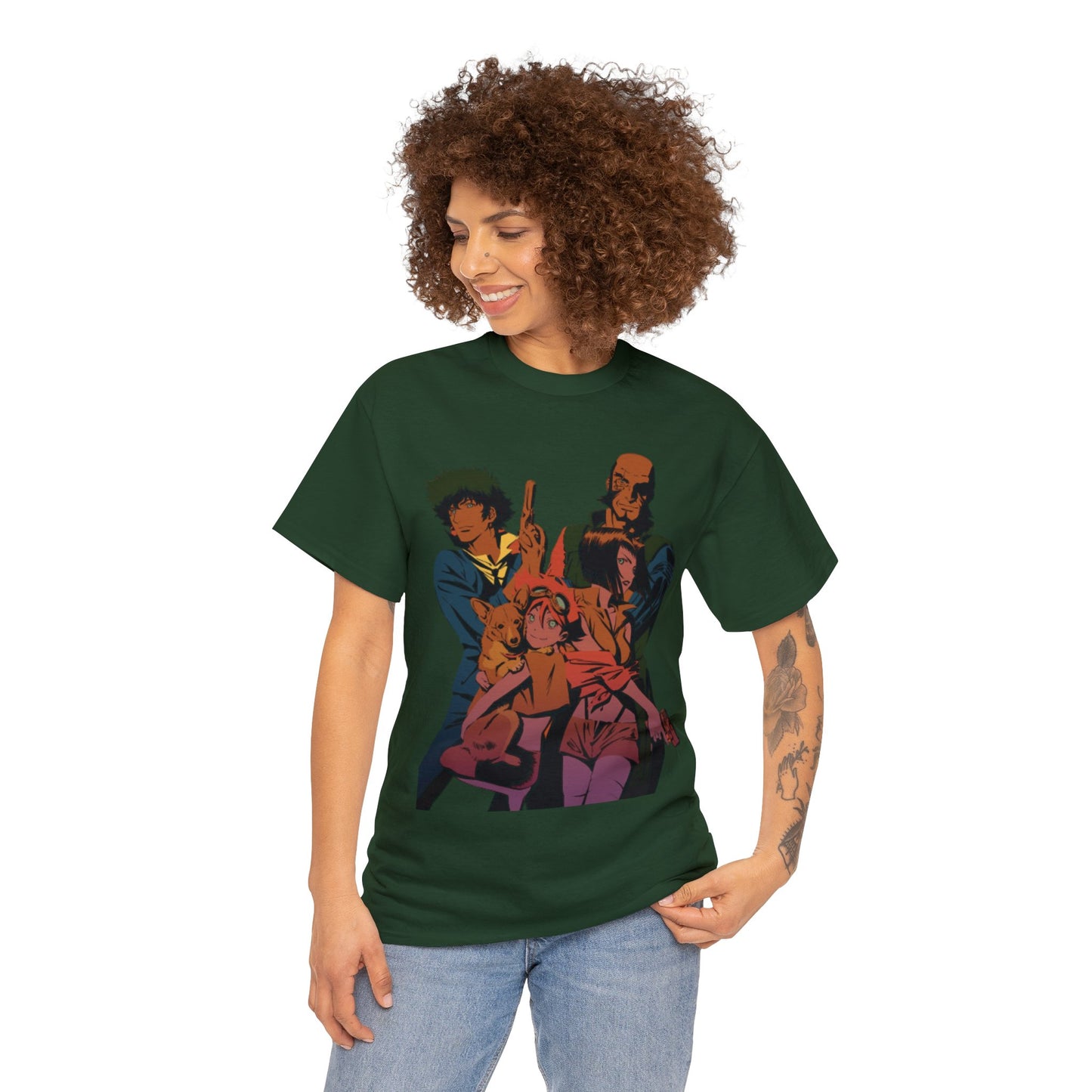 Unisex Heavy Cotton T-shirt - "The Bebop Crew" from Cowboy Bebop