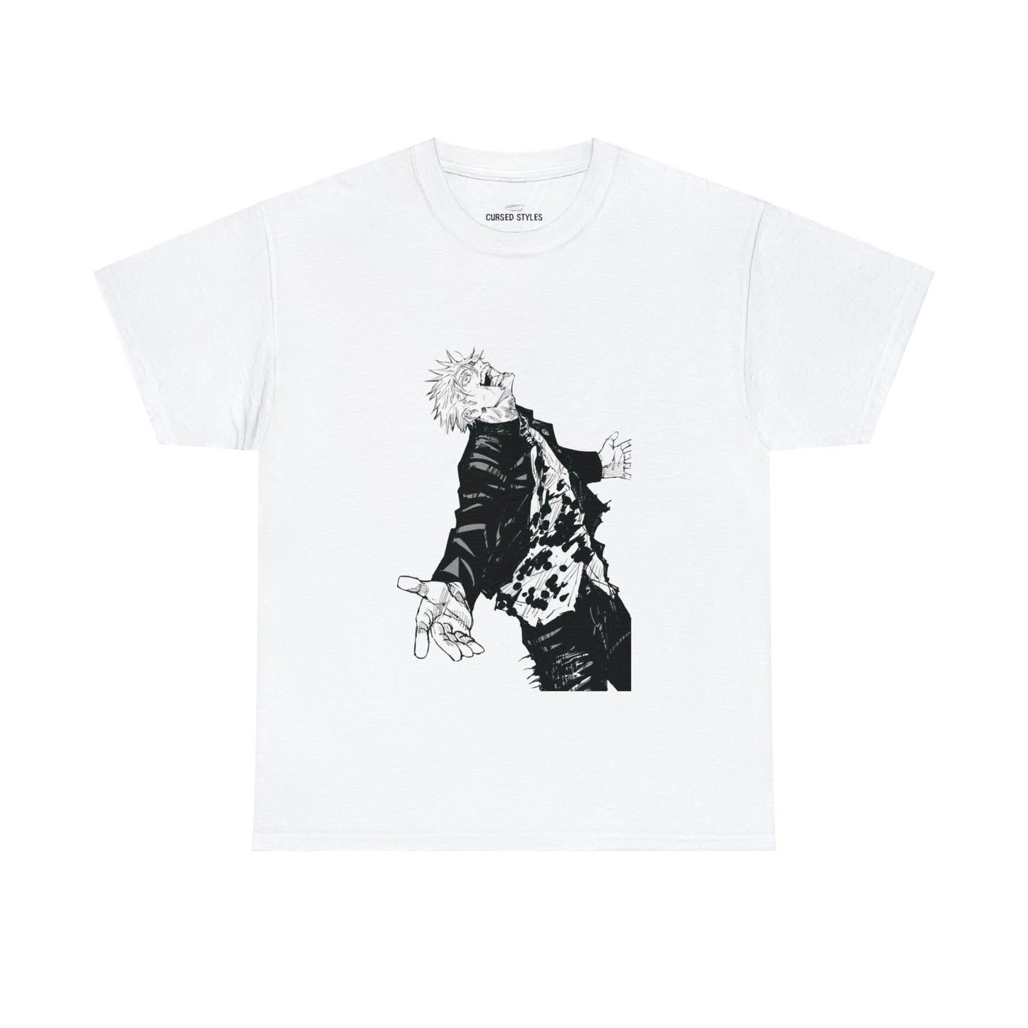 Unisex Heavy Cotton T-shirt "Satoru Gojo" From Jujutsu Kaisen