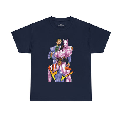 Unisex Heavy Cotton T-shirt - "Killer Queen Manga" from JoJo´s Bizarre Adventure