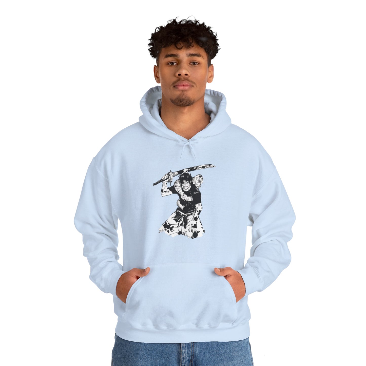 Unisex Heavy Blend™ Hoodie "Toji Fushiguro" From Jujutsu Kaisen