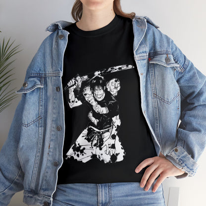 Unisex Heavy Cotton T-shirt - "Toji Fushiguro" From Jujutsu Kaisen