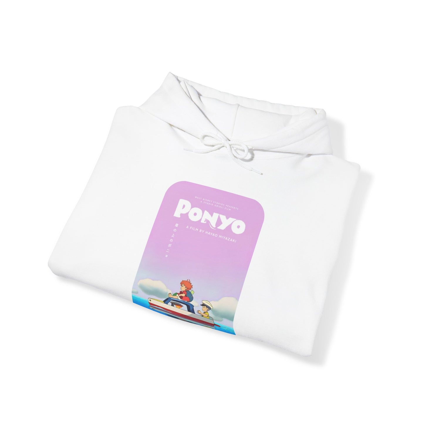 Unisex Heavy Blend™ Hoodie - "Ponyo Movie Poster" from Studio Ghibli