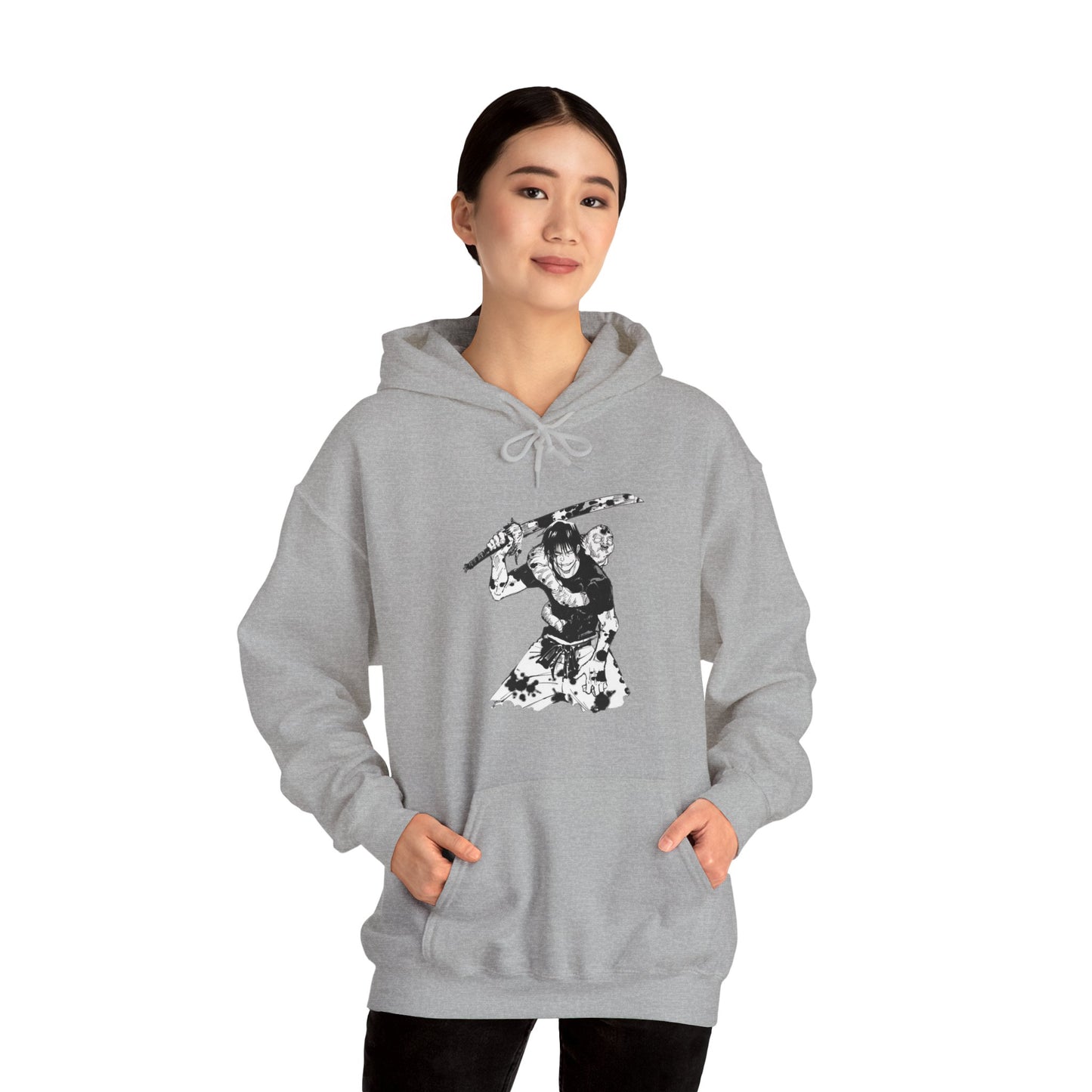 Unisex Heavy Blend™ Hoodie "Toji Fushiguro" From Jujutsu Kaisen