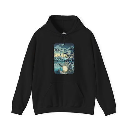 Unisex Heavy Blend™ Hoodie - "Totoro Fishing" from Studio Ghibli