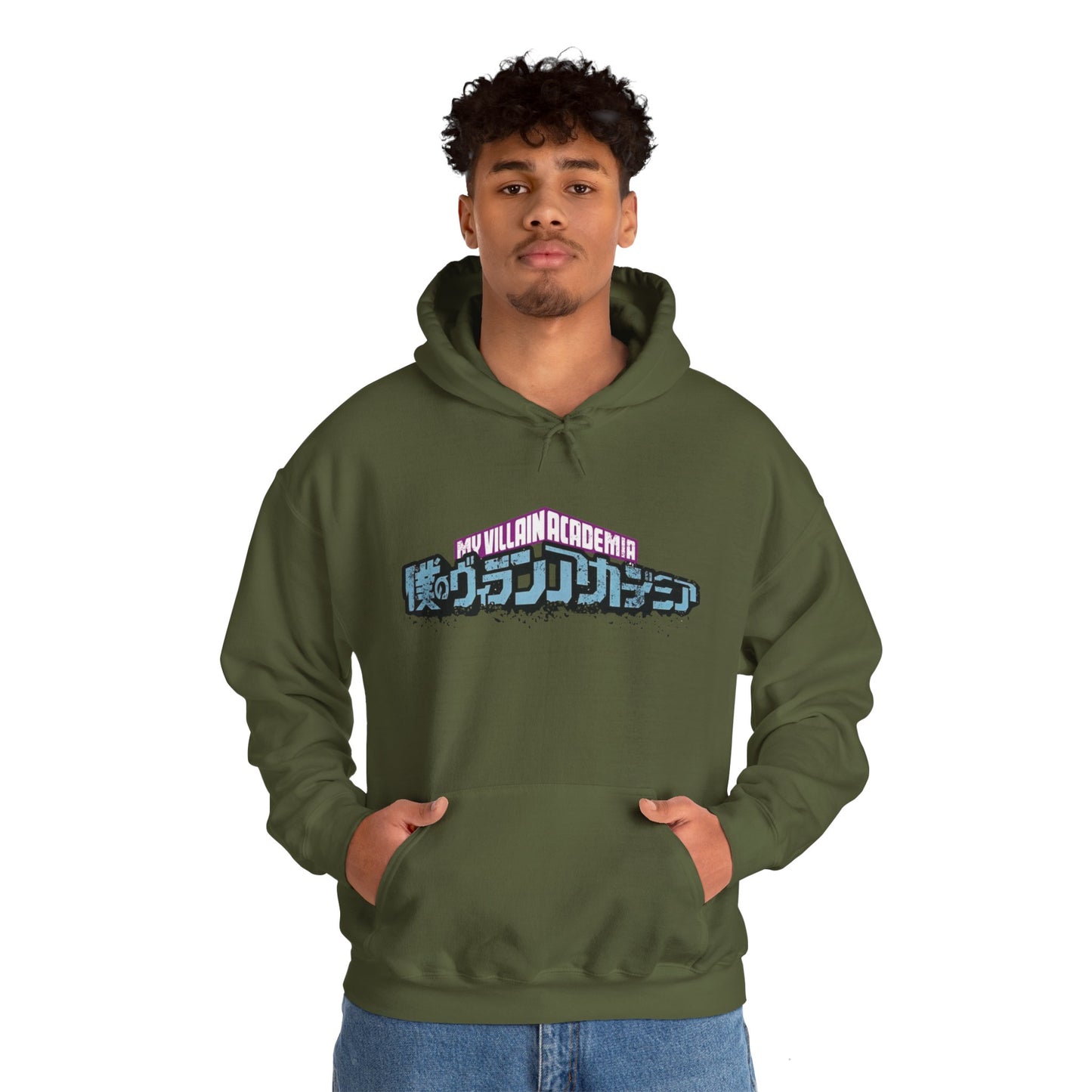 Unisex Heavy Blend™ Hoodie - "Dabi Manga" from My Hero Academia