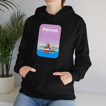 Unisex Heavy Blend™ Hoodie - "Ponyo Movie Poster" from Studio Ghibli