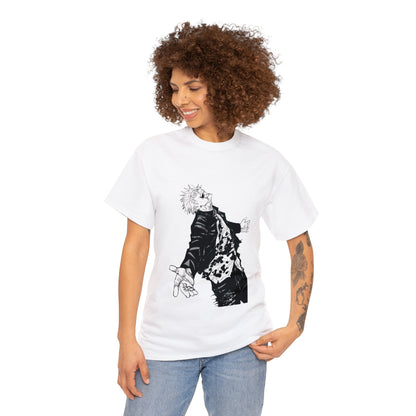 Unisex Heavy Cotton T-shirt "Satoru Gojo" From Jujutsu Kaisen