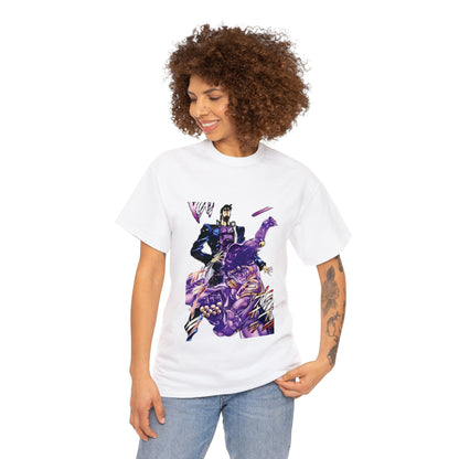 Unisex Heavy Cotton T-shirt - "Star Platinum Manga" from JoJo´s Bizarre Adventure