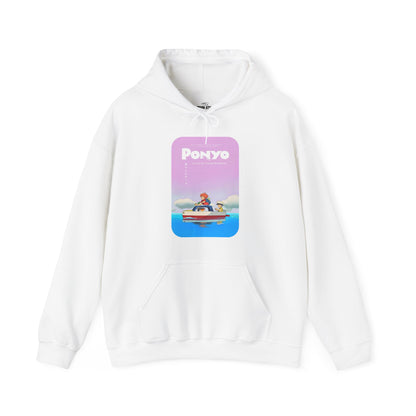 Unisex Heavy Blend™ Hoodie - "Ponyo Movie Poster" from Studio Ghibli