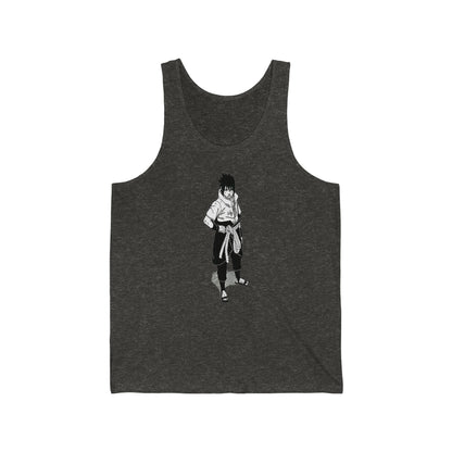 Unisex Tank Top - "Sasuke Final Battle Manga" from Naruto Shippuden