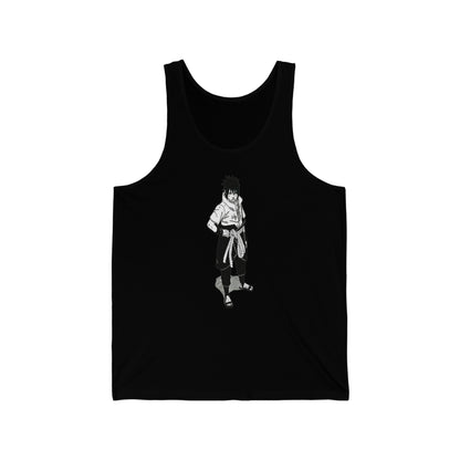 Unisex Tank Top - "Sasuke Final Battle Manga" from Naruto Shippuden