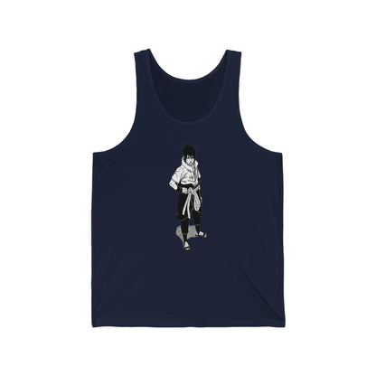 Unisex Tank Top - "Sasuke Final Battle Manga" from Naruto Shippuden