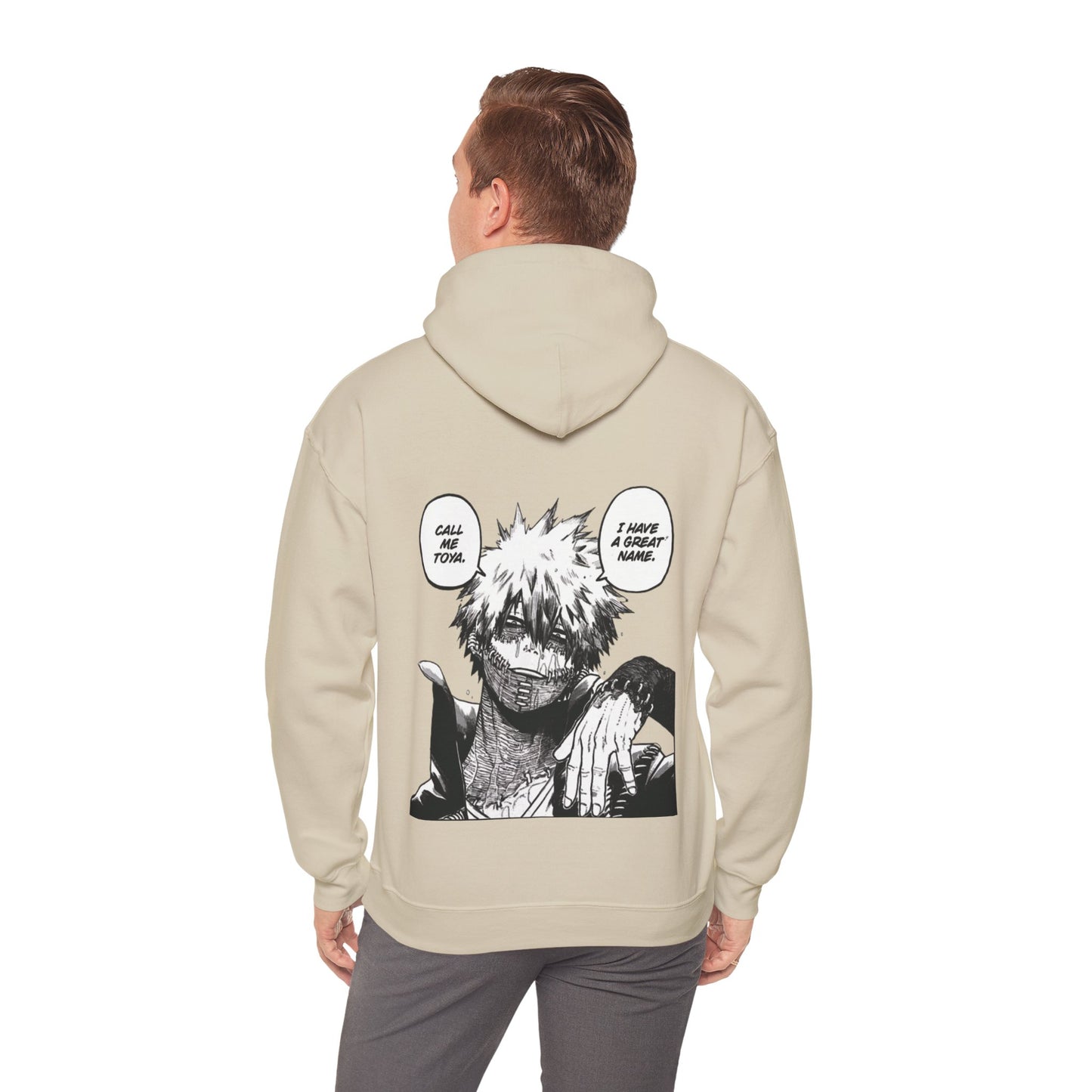 Unisex Heavy Blend™ Hoodie - "Dabi Manga" from My Hero Academia