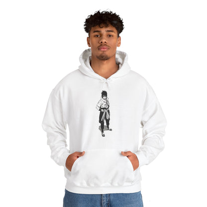 Unisex Heavy Blend™ Hoodie - "Sasuke Final Battle Manga" from Naruto Shippuden