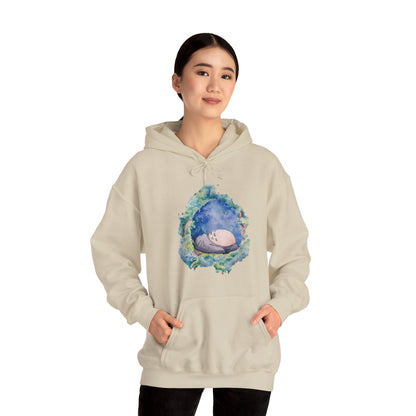 Unisex Heavy Blend™ Hoodie - "Totoro Sleeping" from Studio Ghibli