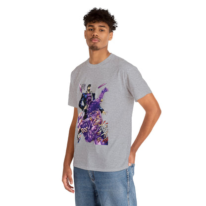 Unisex Heavy Cotton T-shirt - "Star Platinum Manga" from JoJo´s Bizarre Adventure